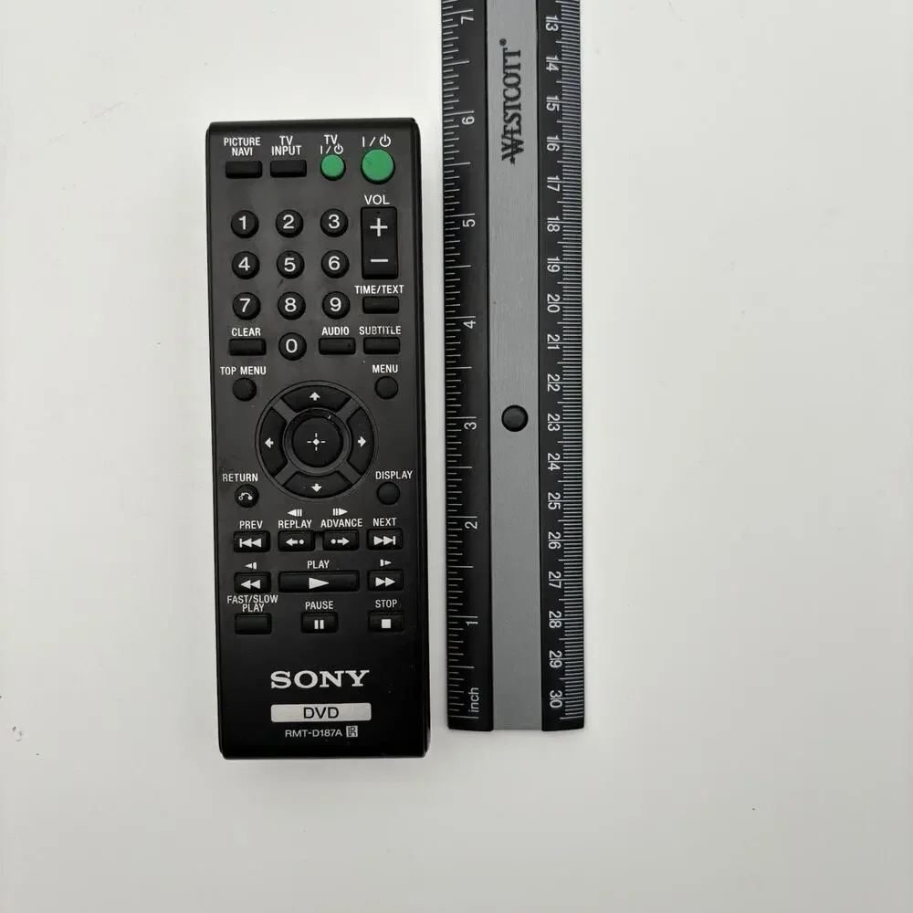 Genuine Sony RMT-D187A DVD Remote Control Tested Working. VG Condition
